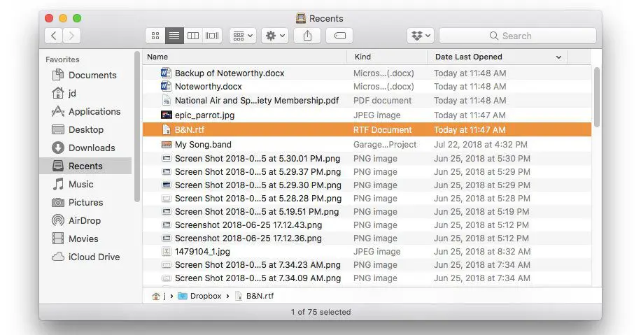 How do I find missing files on my Mac