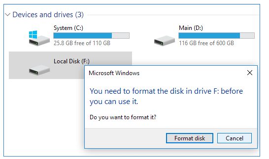 Why is my Maxtor hard drive not being recognized