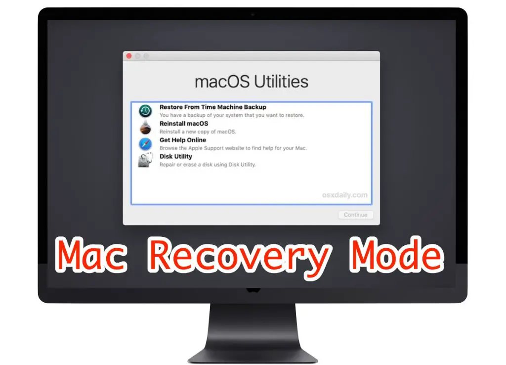 How do I boot into recovery mode and reinstall Mac